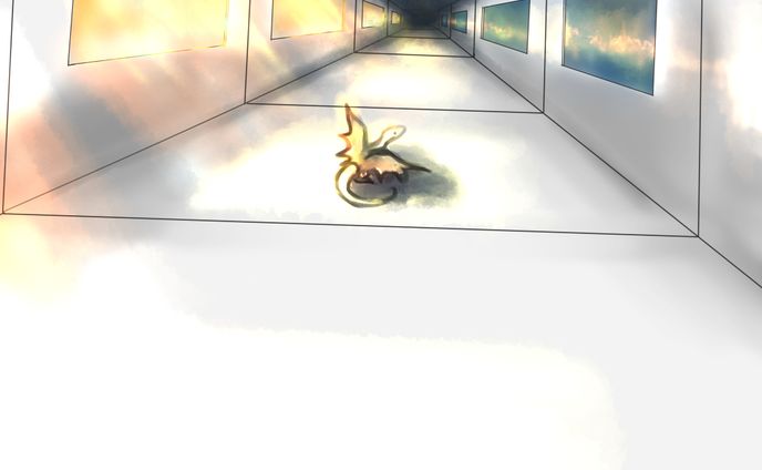 オリジナル作品「朝と夜、どちらにしようか」