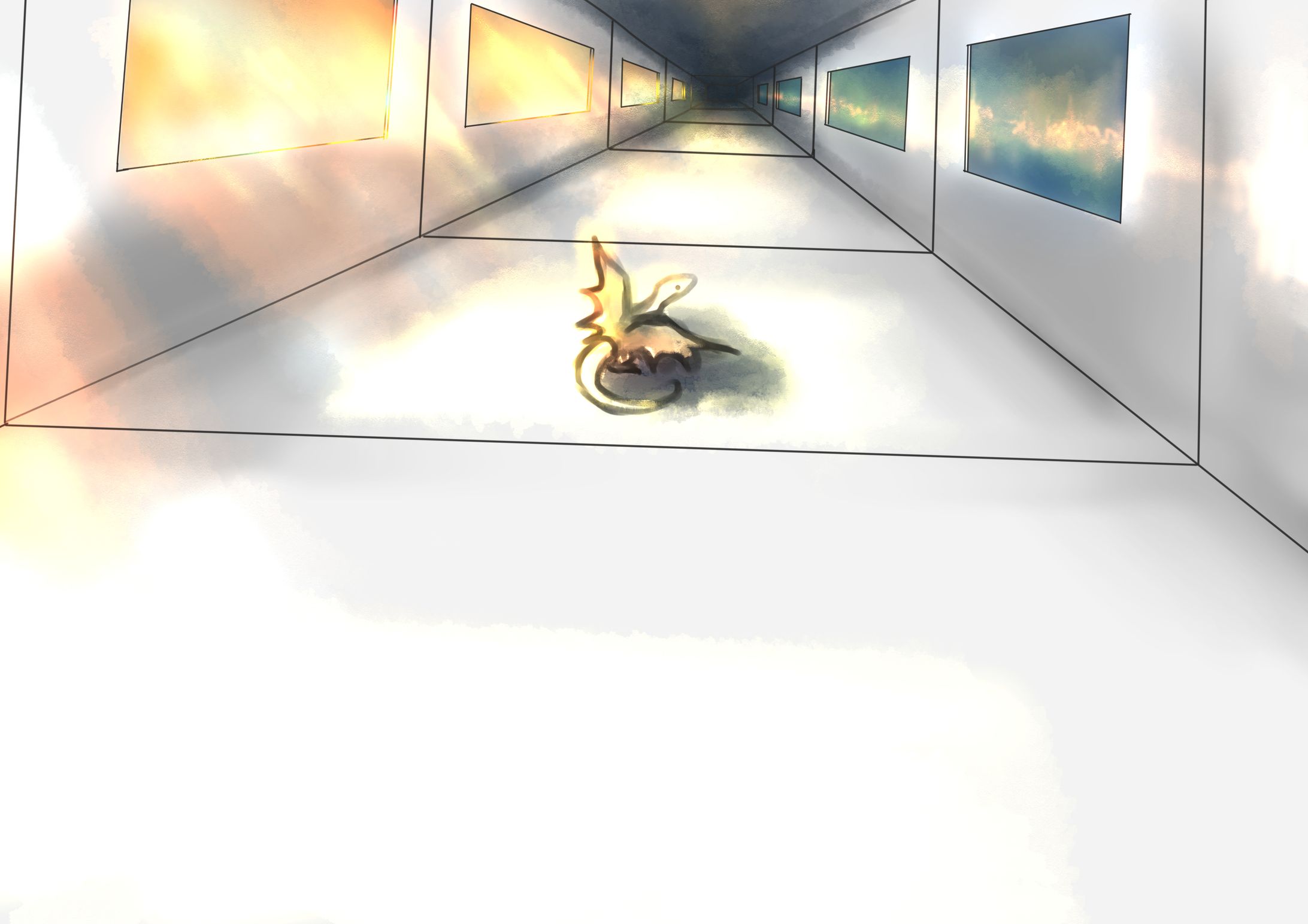 オリジナル作品「朝と夜、どちらにしようか」-1