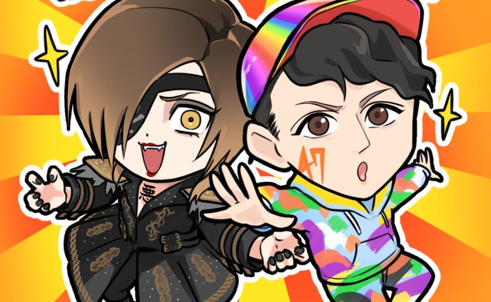 Daccox秘密結社惡の華 コラボグッズイラスト