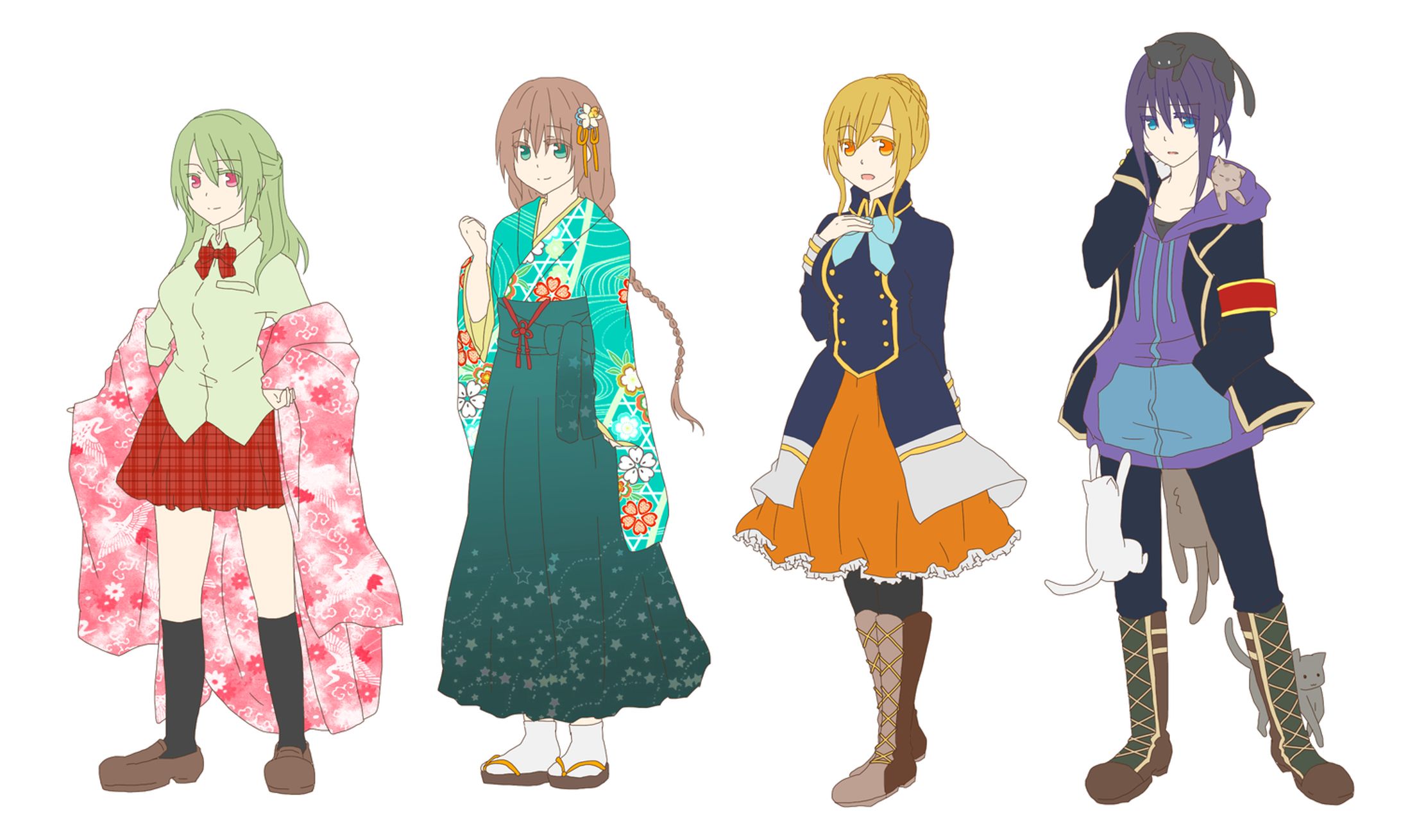 創作キャラ（全身・等身・デフォルメ・キャラデザ）-1