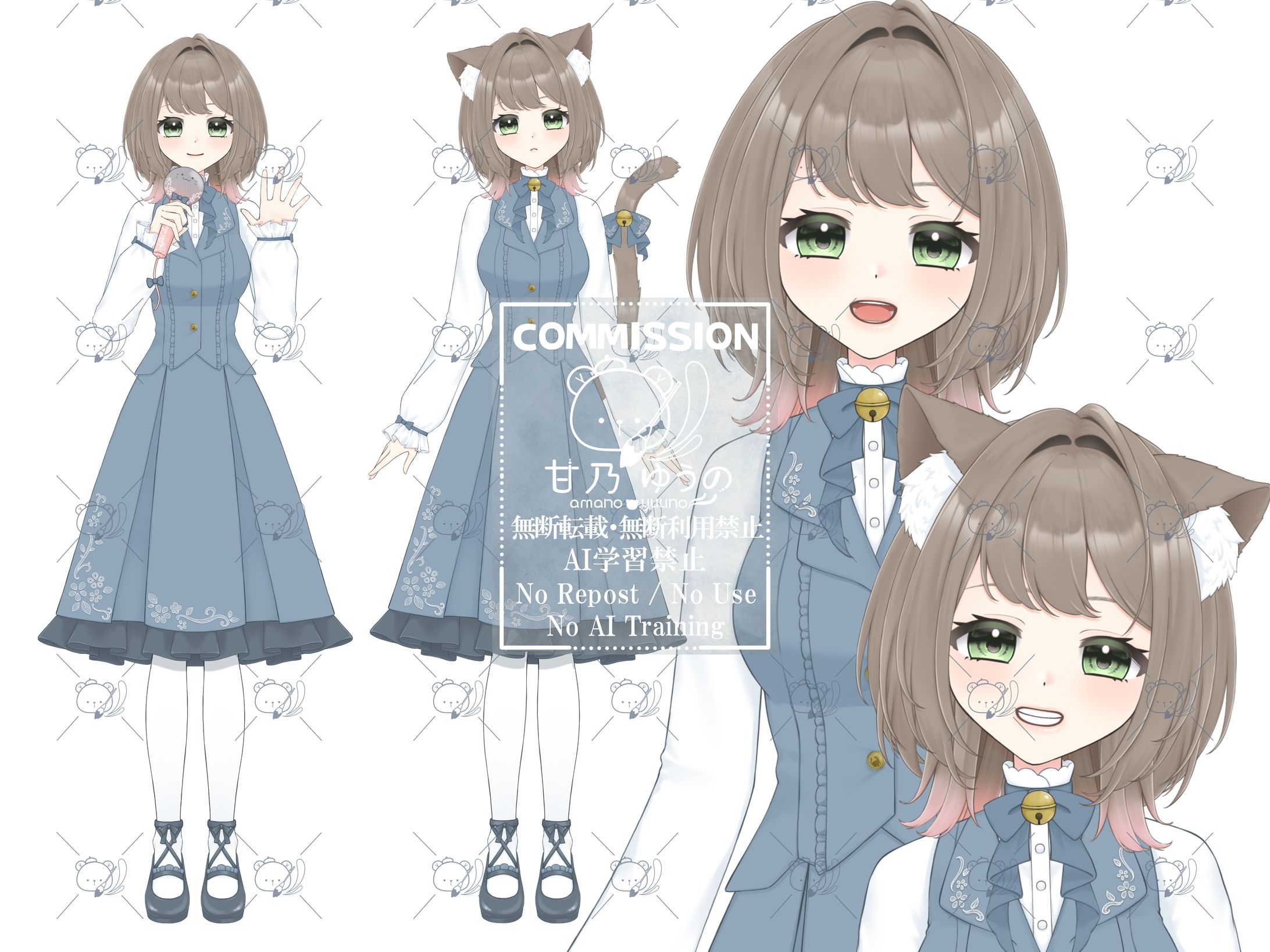 ご依頼：ria style様　立ち絵Live2D制作-1