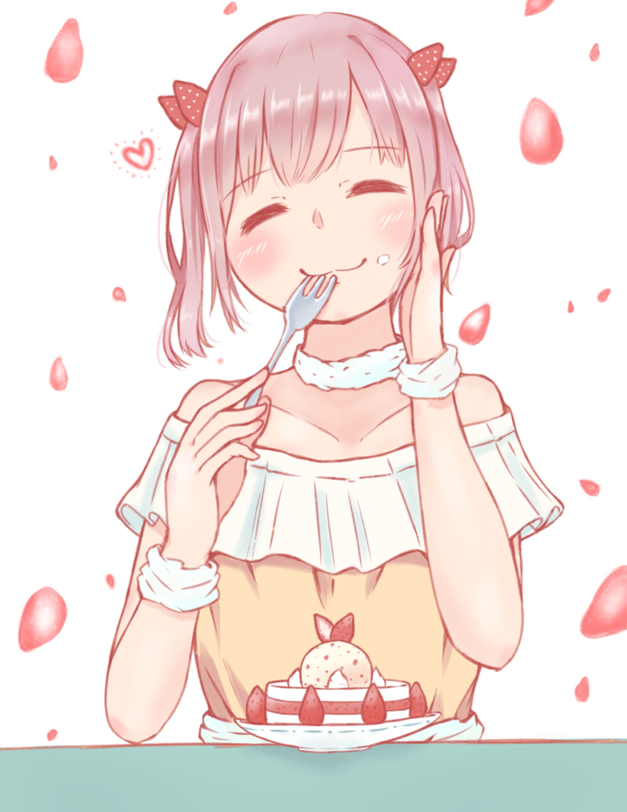 苺ケーキ擬人化-1