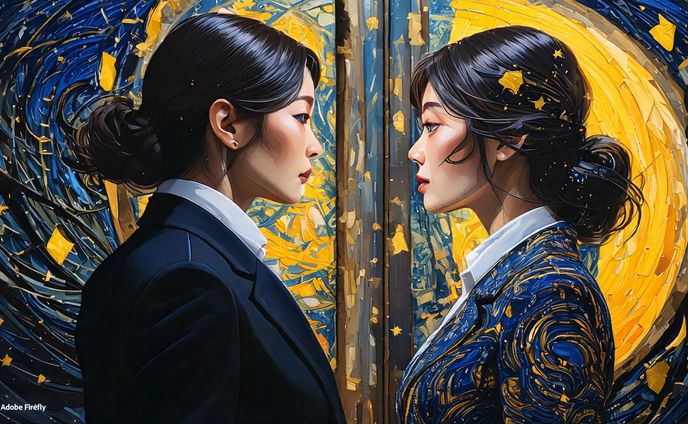 【イラスト】Adobe Firefly AIアート選手権 参加作品