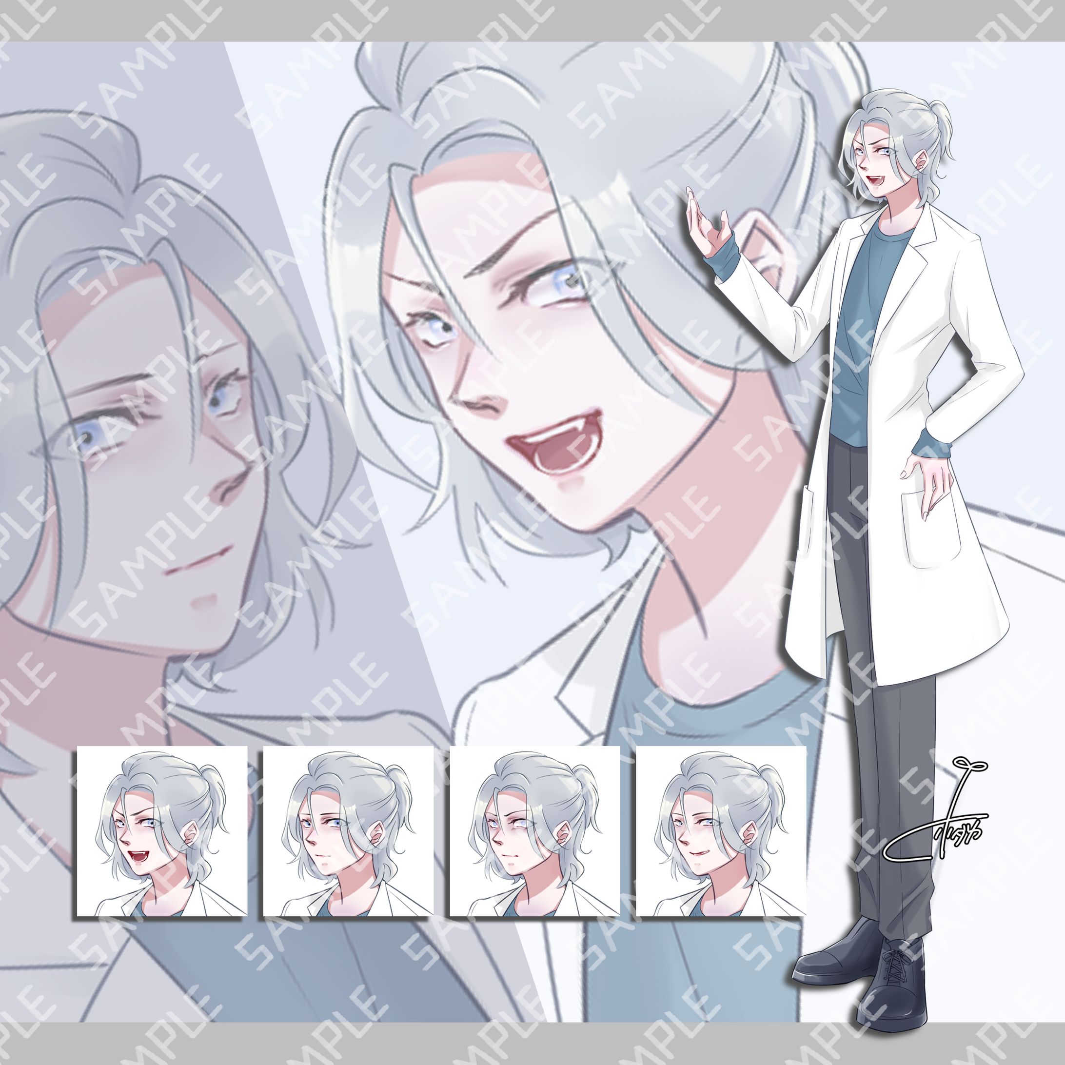 キャラクターイラスト販売SAMPLE02-1