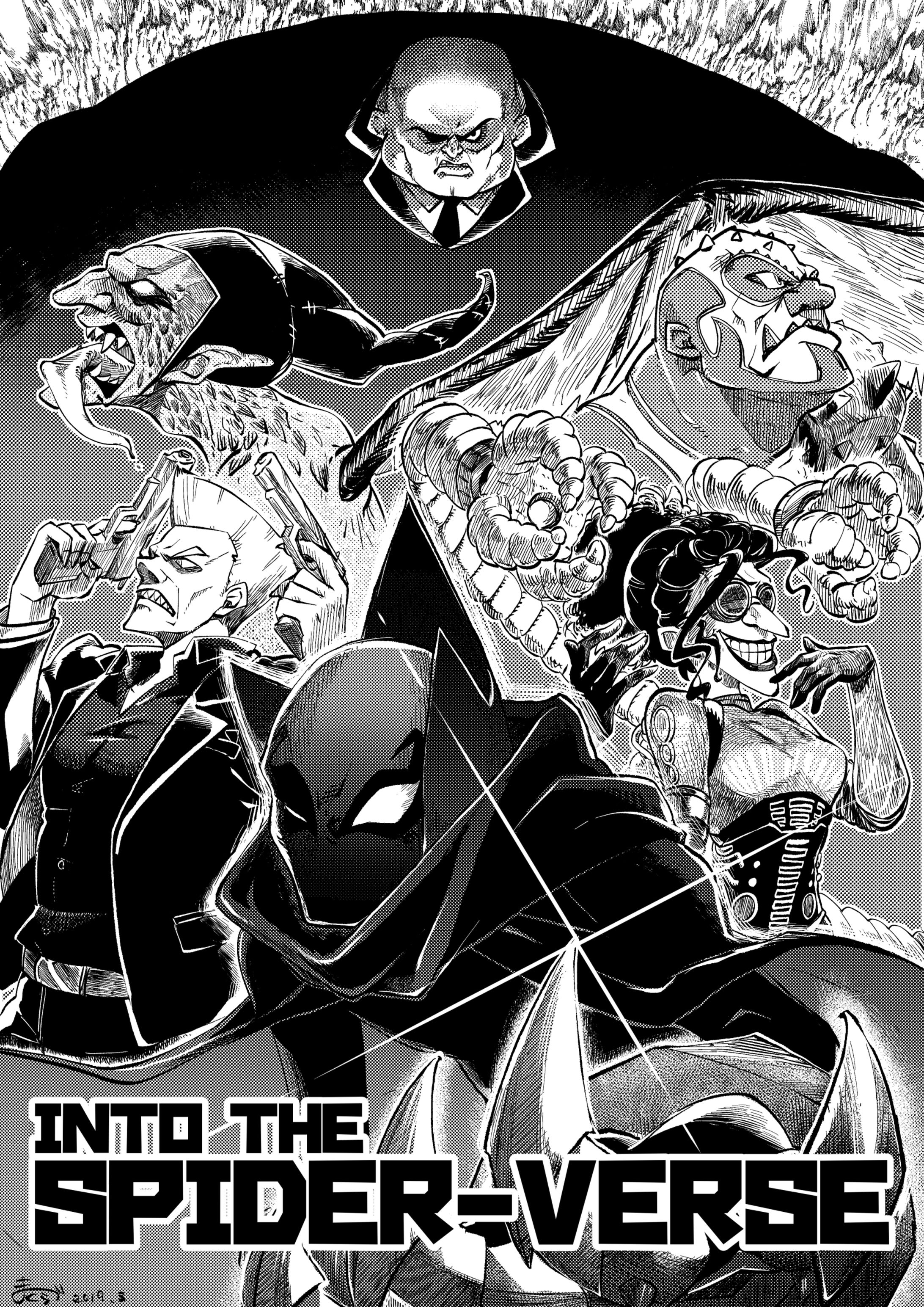 ファンアート【スパイダーバース】-1