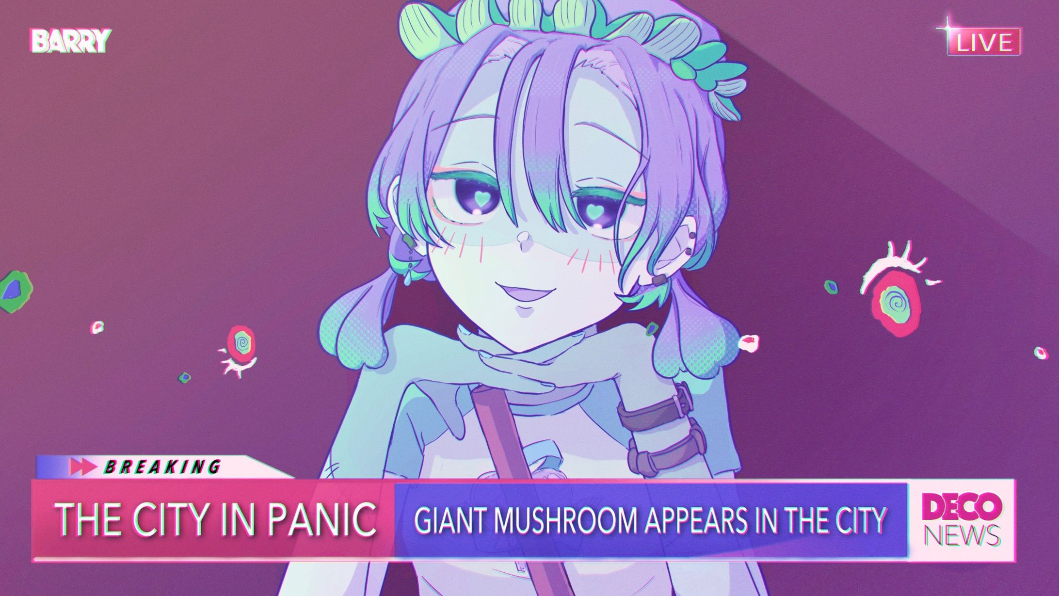ゾンビ/歌ってみた用サムネイラスト-1