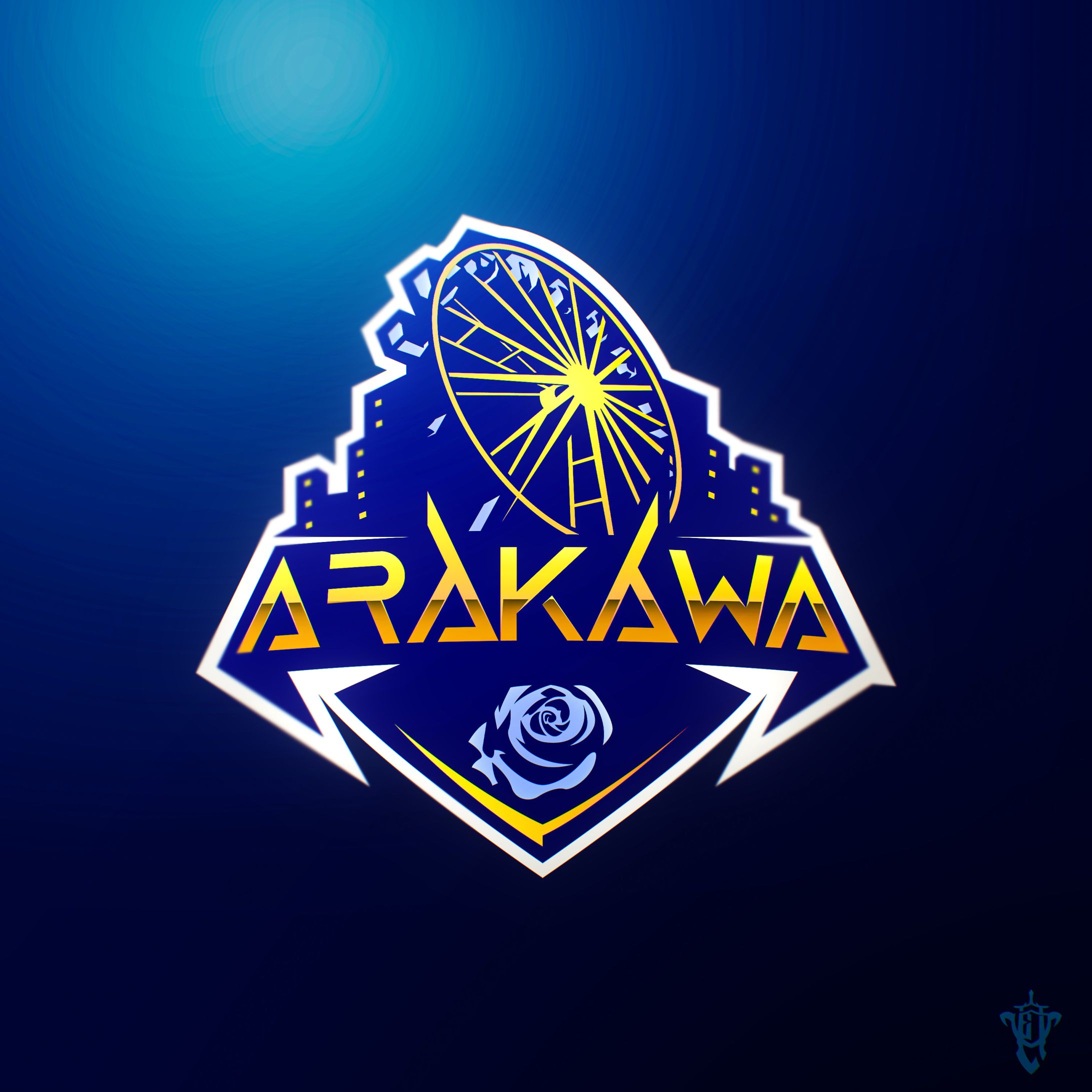 荒川区役所 e-Sports競技部門様　Mascot Logo-1