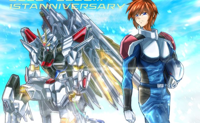 ガンダムseedfreedom一周年 ファンアート