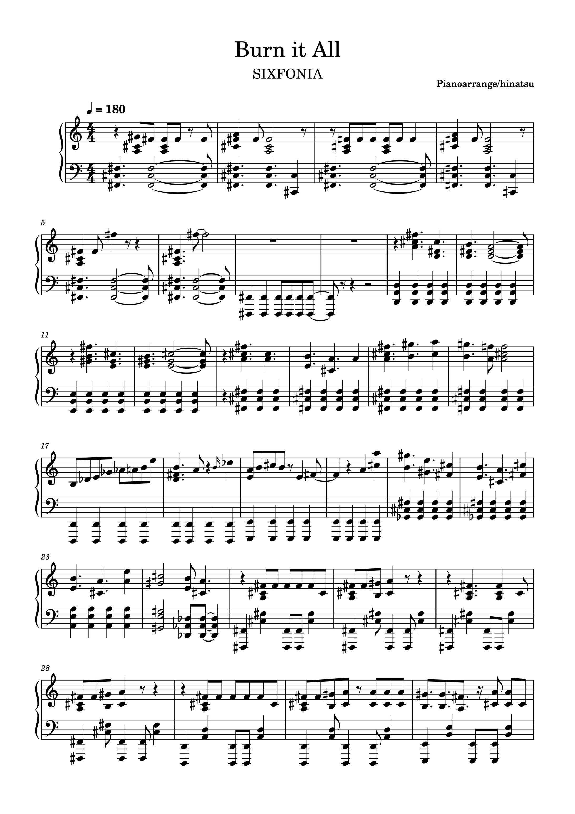 Burn it All フル楽譜-1