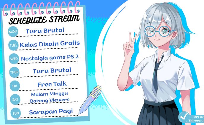 SCHEDULE STREAM LIZRA GRESNALYN