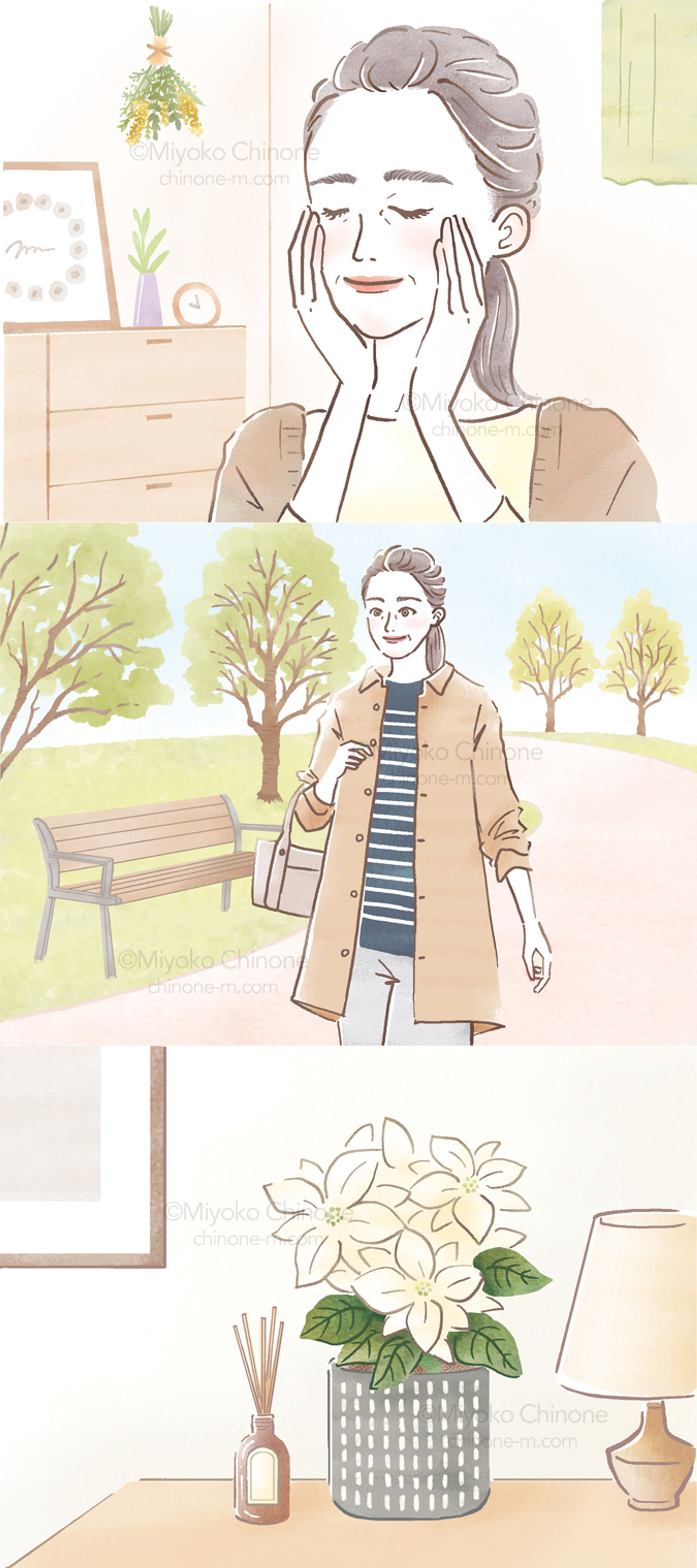 ファンケルさま会報誌「Flue me+」挿絵-1