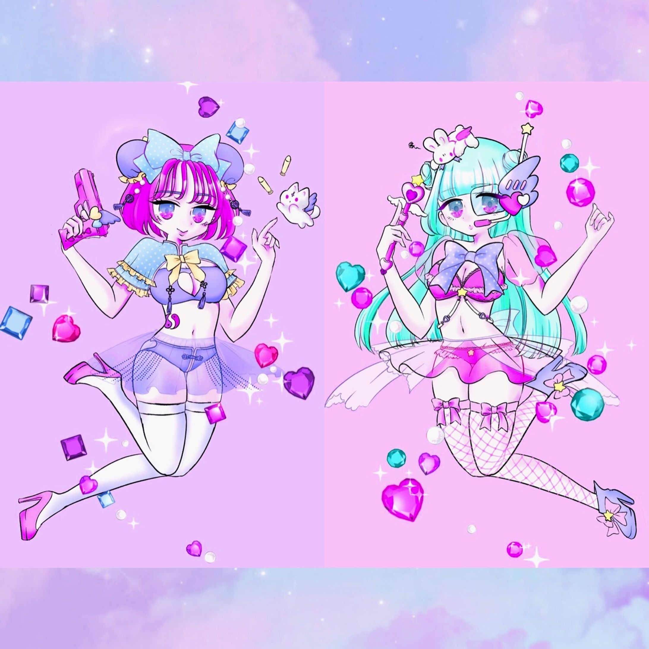 防御力ゼロの魔法少女たち-1