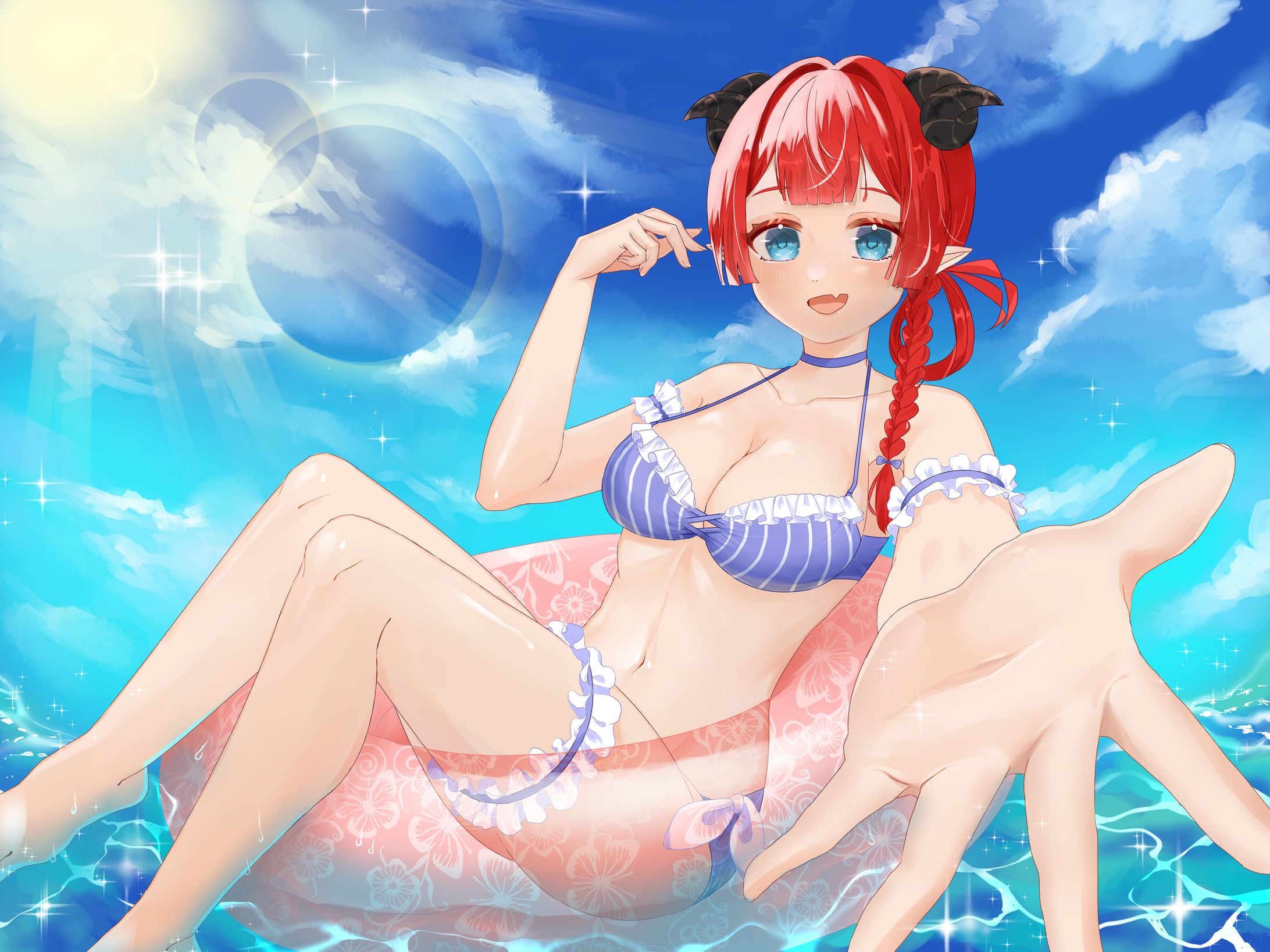 ピケル・バフォメット2023年水着一枚絵-1