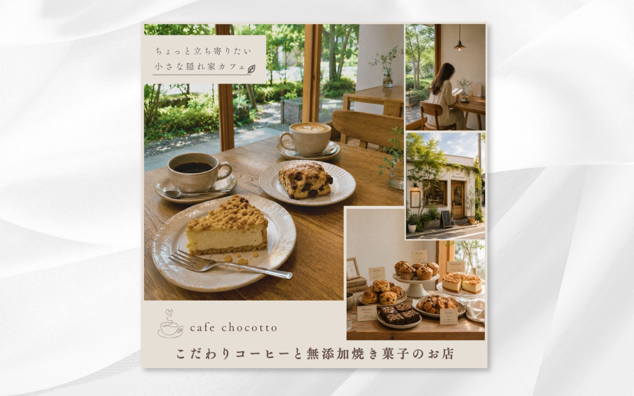 ナチュラルなカフェの紹介バナー-1