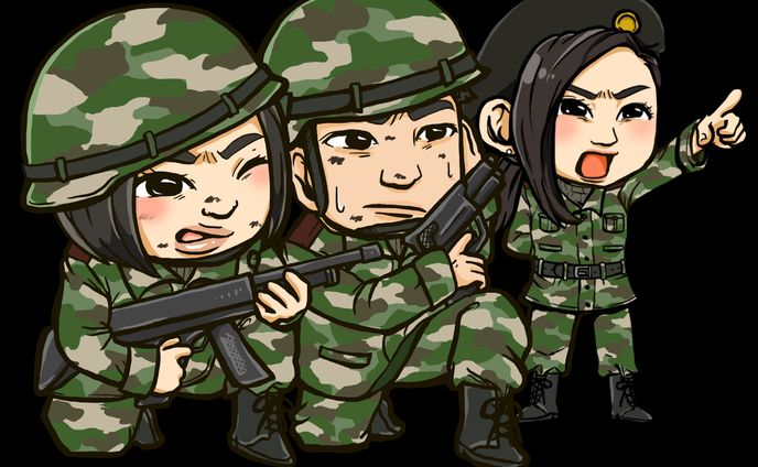 デフォルメ似顔絵キャラクター
