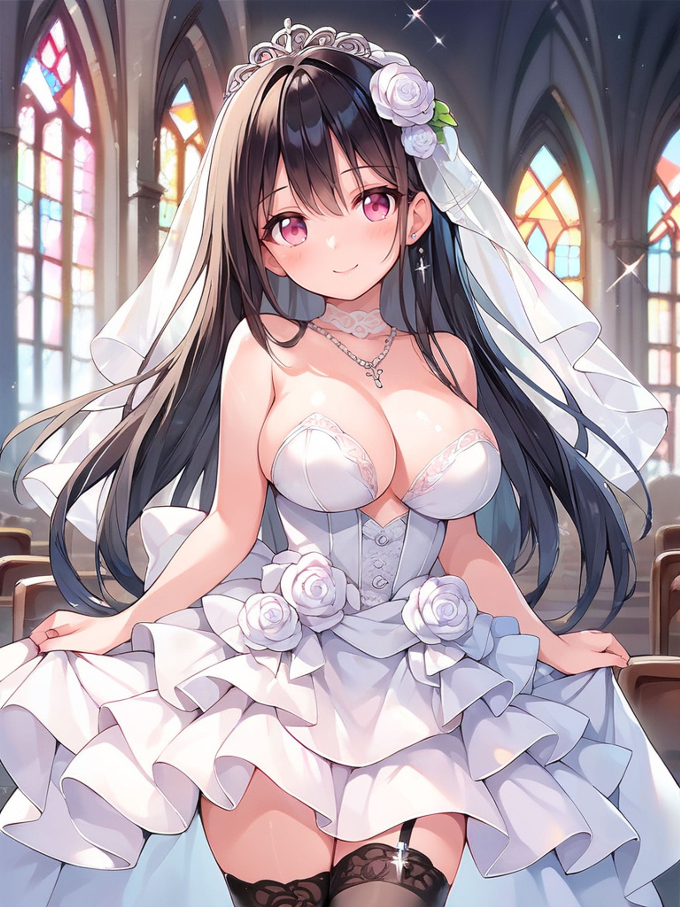 anime wedding dress-1