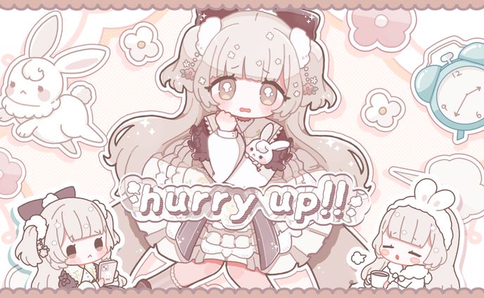 【お仕事】『hurry up!!』MVイラスト