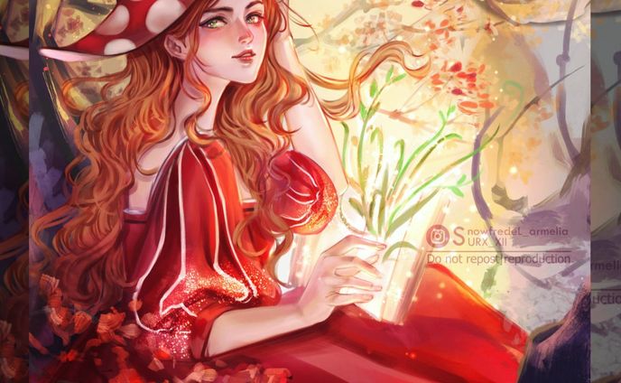 🌸 A little more orangie color with Tudor Green Witch 

🌸this drawing is a part of #DTIYS for #36kchloedtiys @chloe.z.arts 

🌸I started this many days ago, but it was frozen due to some issue before I knew the time had passed and I had to hurry to finish again, T_T, I'm a queen of late submit. 
I want to fix many things a lot more, but at least I'm glad that it's finished 

💮I tried to keep it following as a reference, no fancy adding like the last one, what do you think?

🌸swipe right to see the close-up and the original
anyway hope you like it

 @clipstudioofficial @wacom
 #wacom #greenwitch #madewithwacom #drawthisinyourstyle #fantasyart
#semirealism #characterart #dtiyschallenge #conceptartist #characterdesign