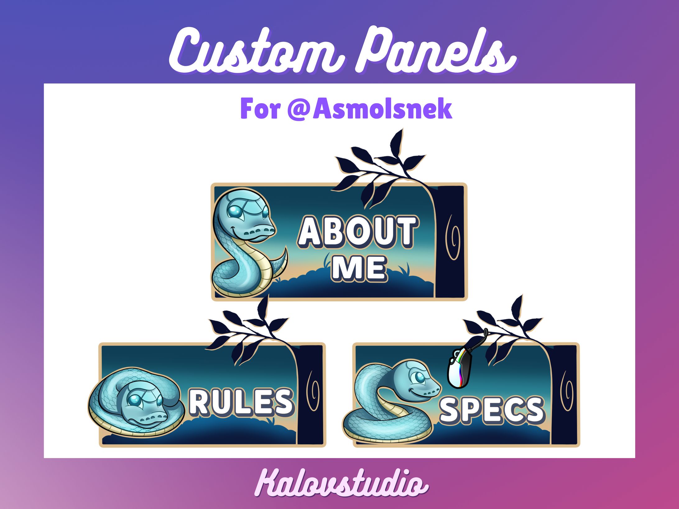 Panels for Asmolsnek-1