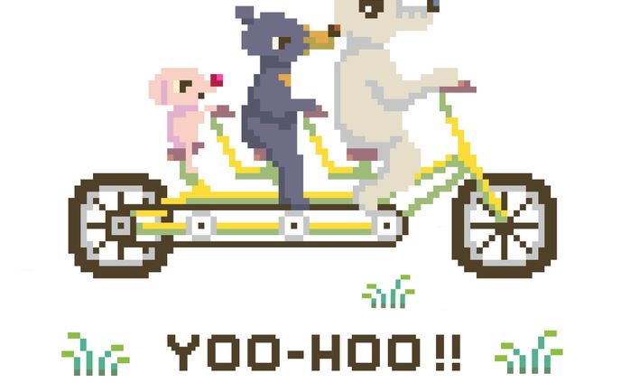 ロボット、pixelart