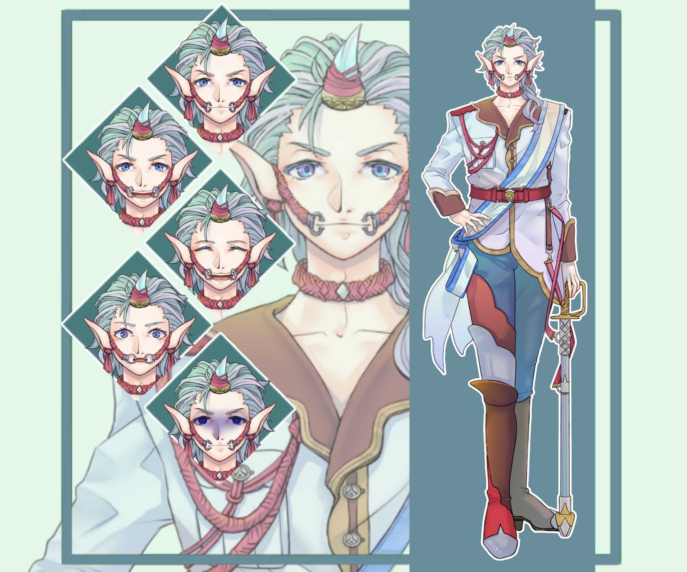 人物キャラクターデザインサンプル-1