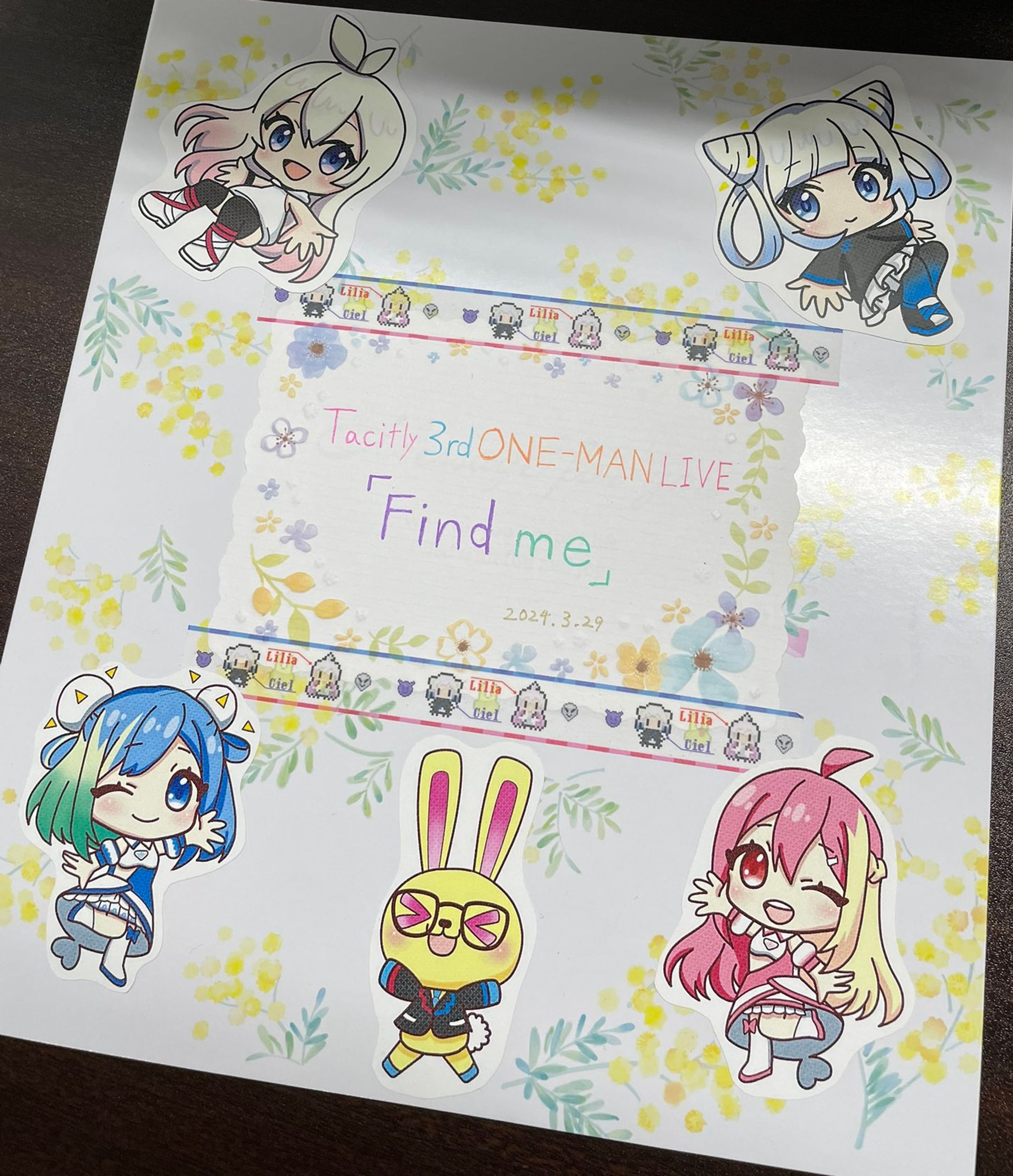 【寄せ書き】Tacitly3rdワンマン-1