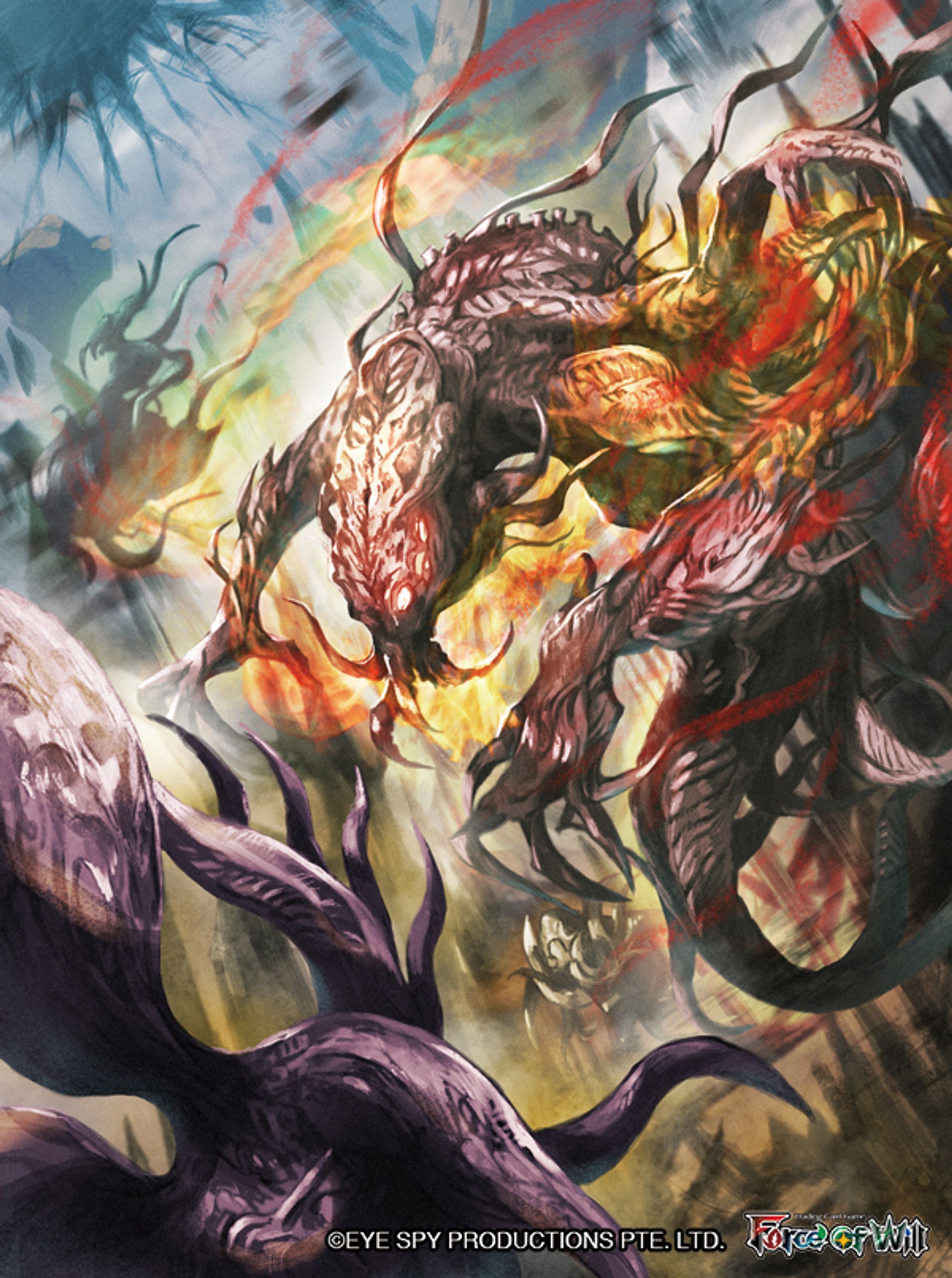【仕事絵】Swarming Cthulhu【FoW】-1