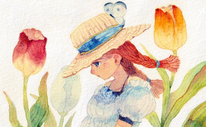 イラスト描き、子ども