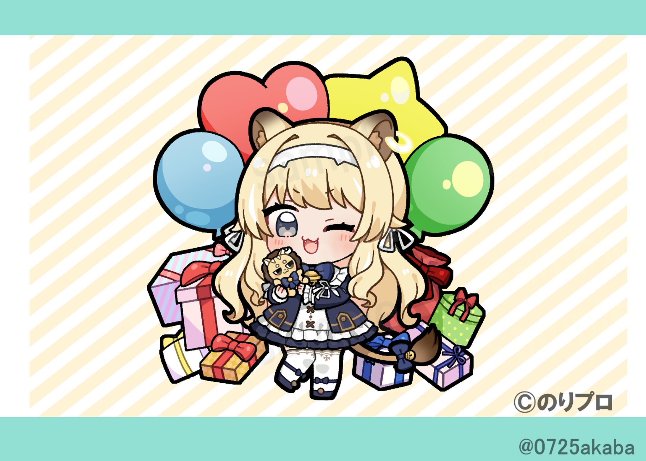 のりプロ　レグルシュ・ライオンハート　グッズ用イラスト-1