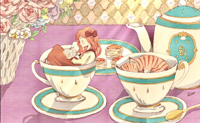 時に猫と少女は紅茶である