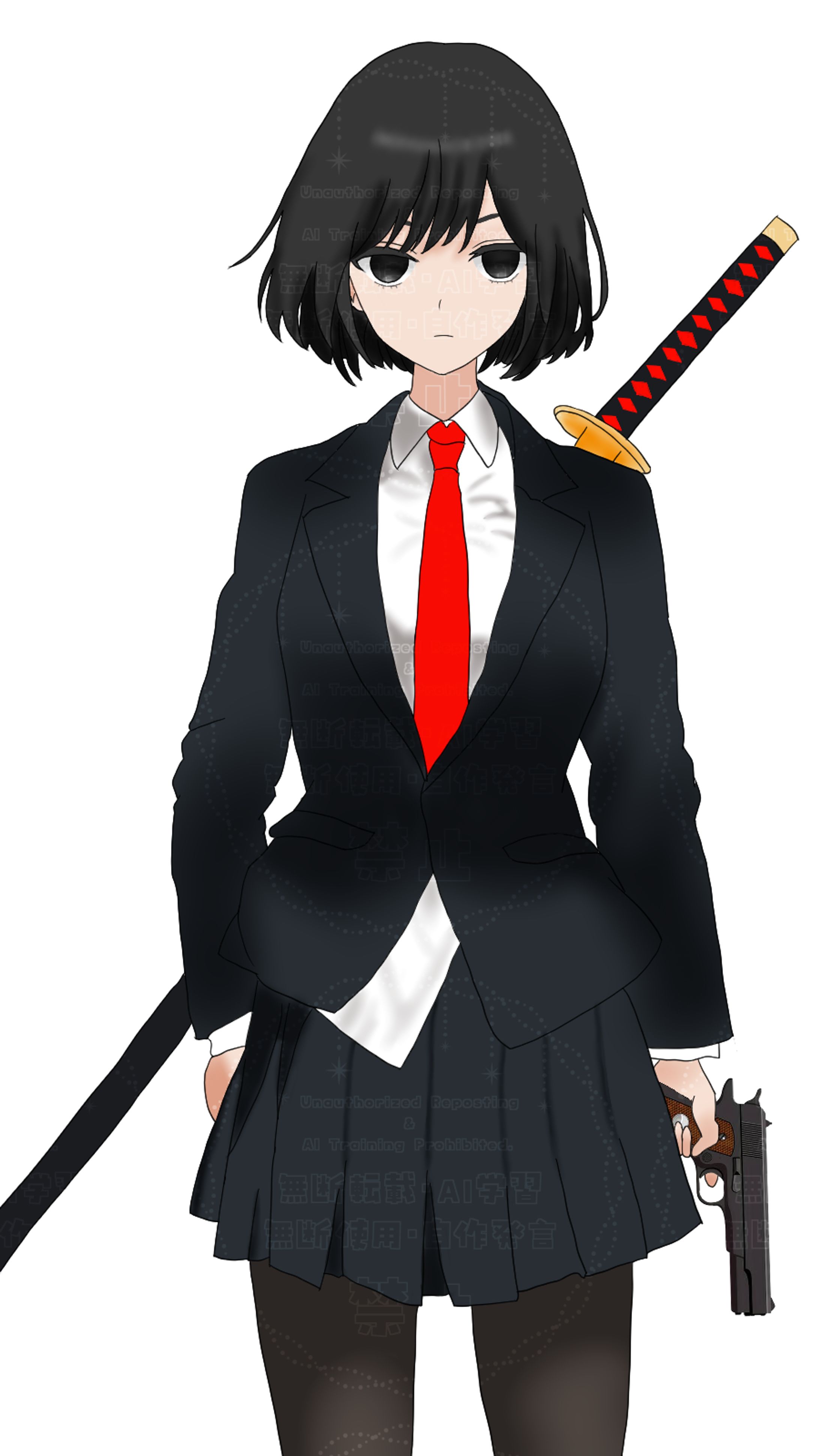 黒髪スーツ-1