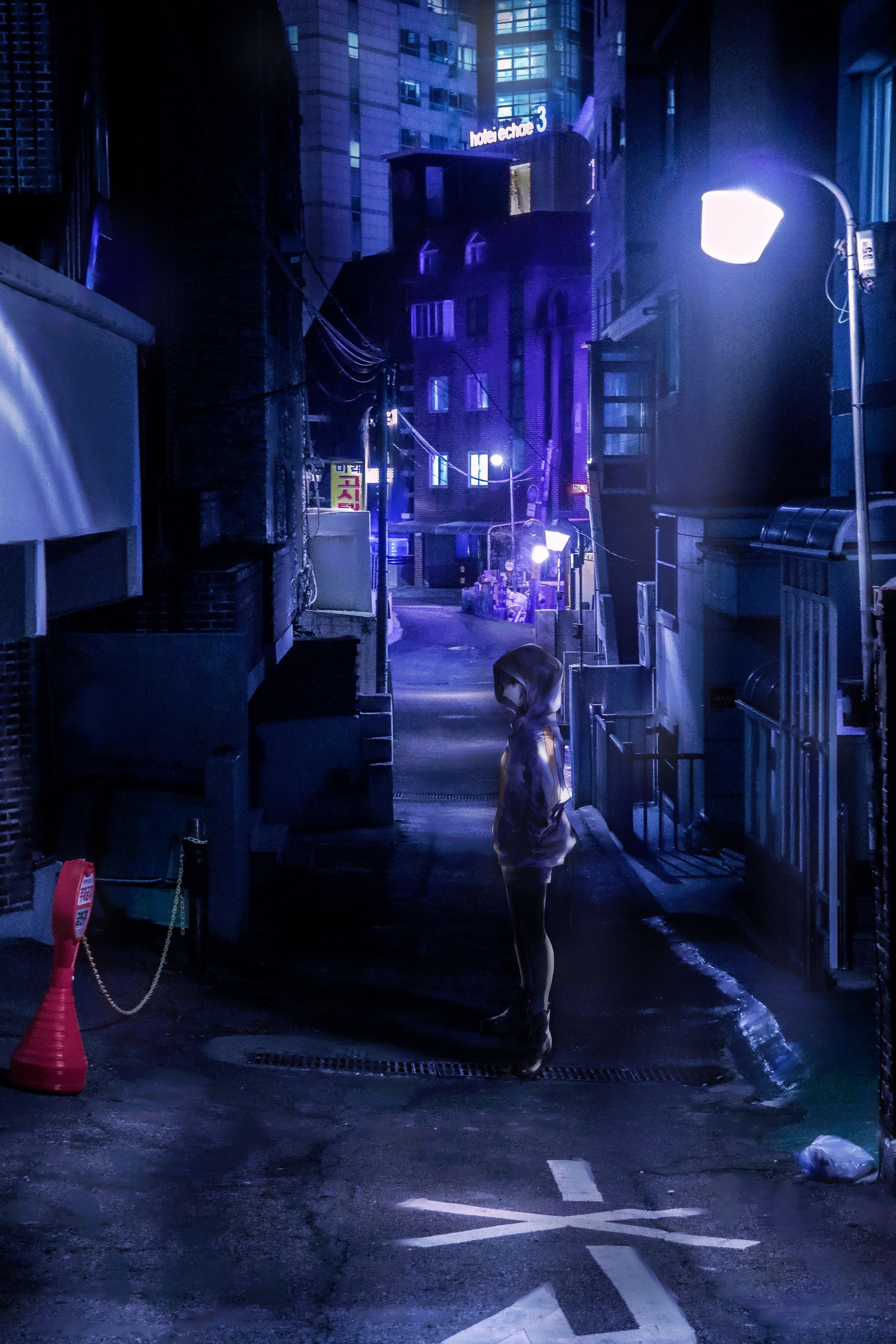 路地裏/コラージュ-1