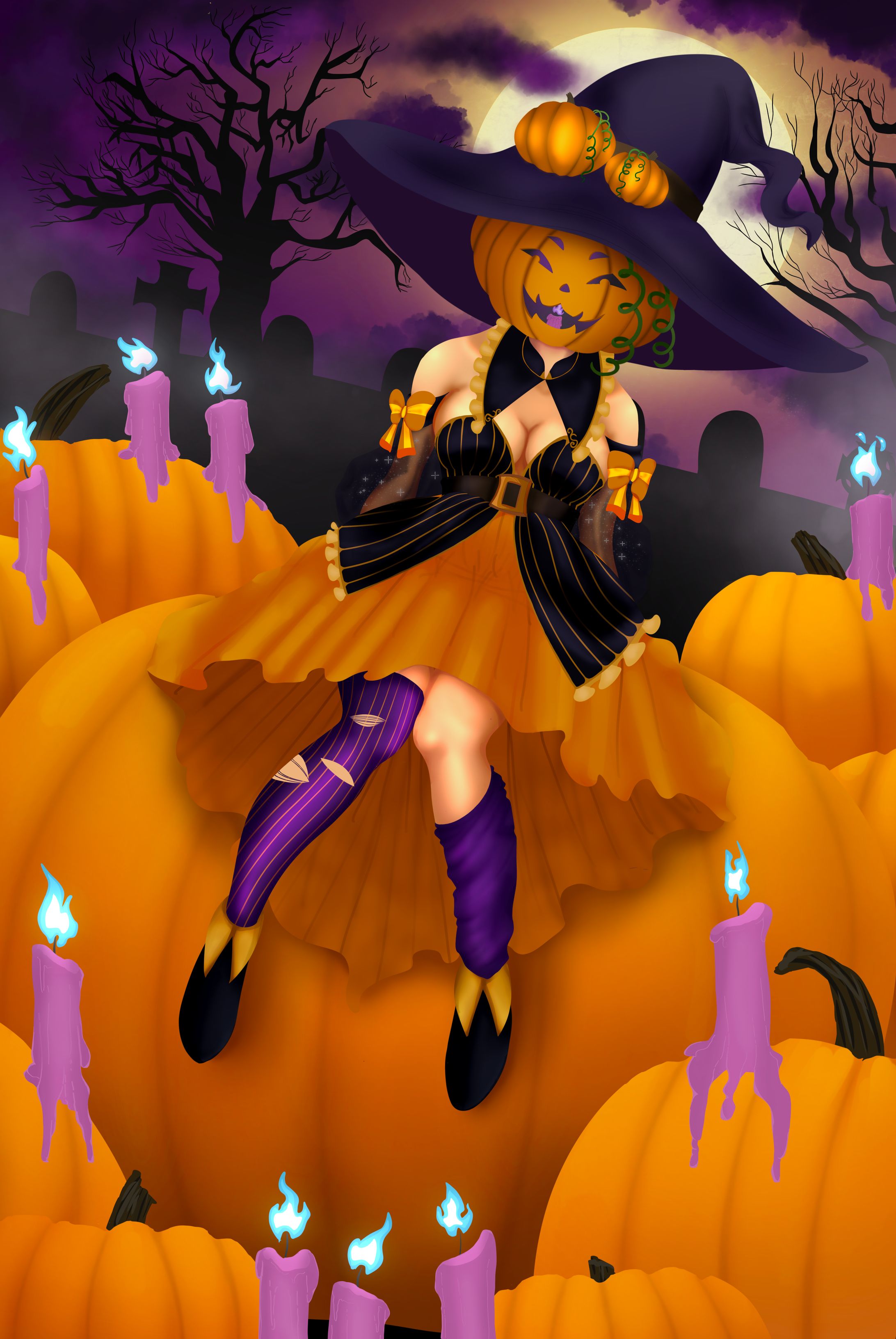 Original : Pumpkin Witch-1