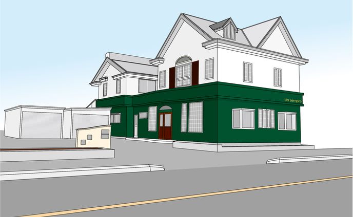 一枚絵関連、建築パース