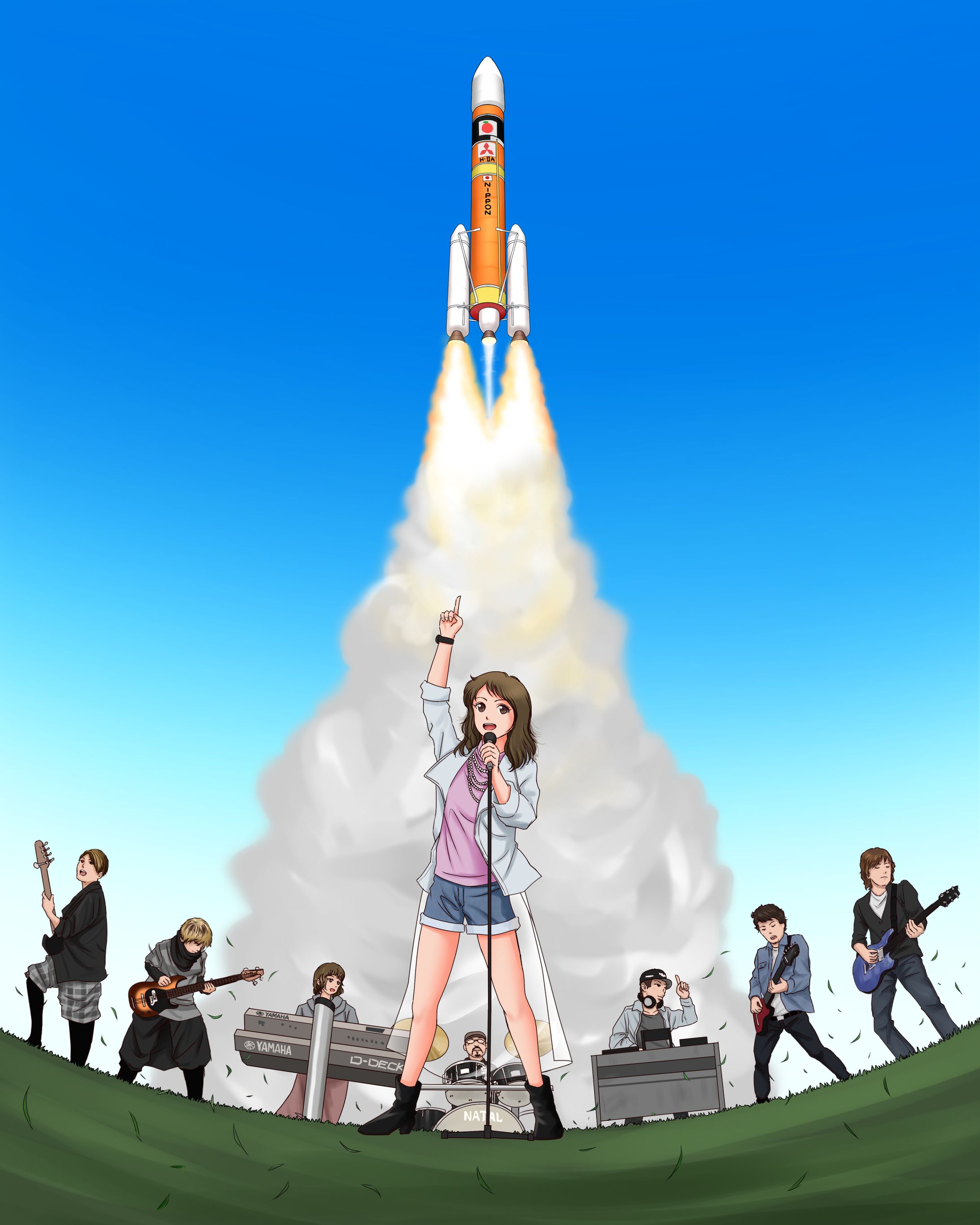 「ROCKET HEART」新田恵海さんファンアート-1