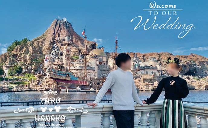展示パネル：結婚式ウェルカムボード