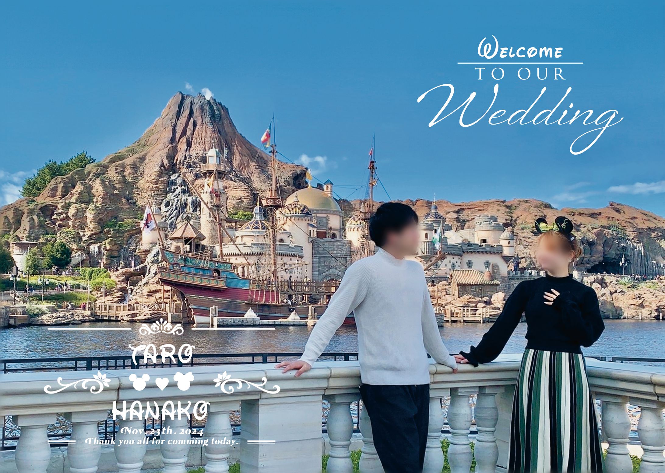 展示パネル：結婚式ウェルカムボード-1