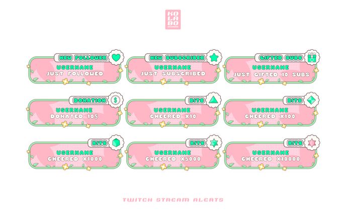 Twitch Alerts / Hanami Angeley