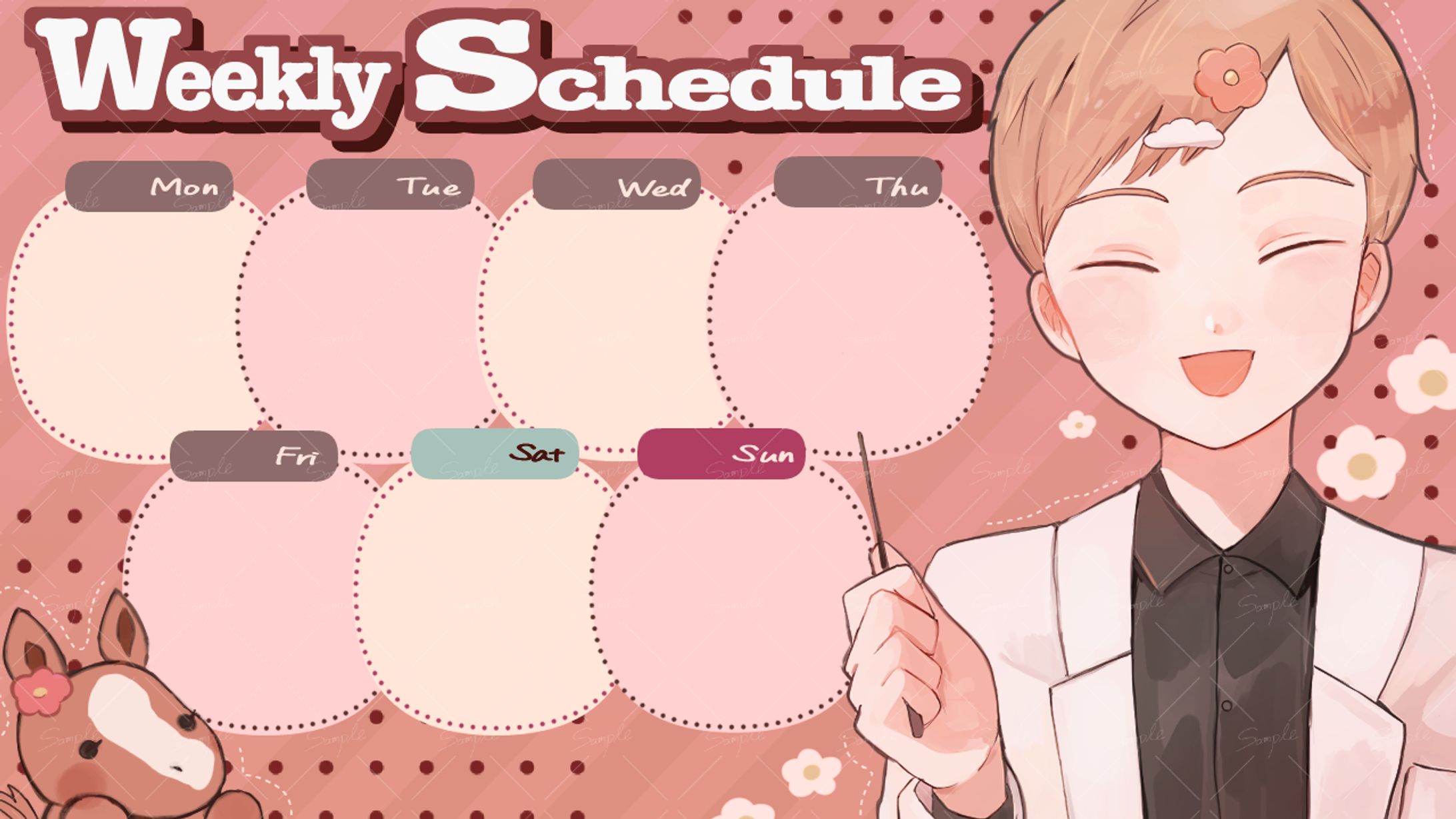 予定表&スタンプ作成-1