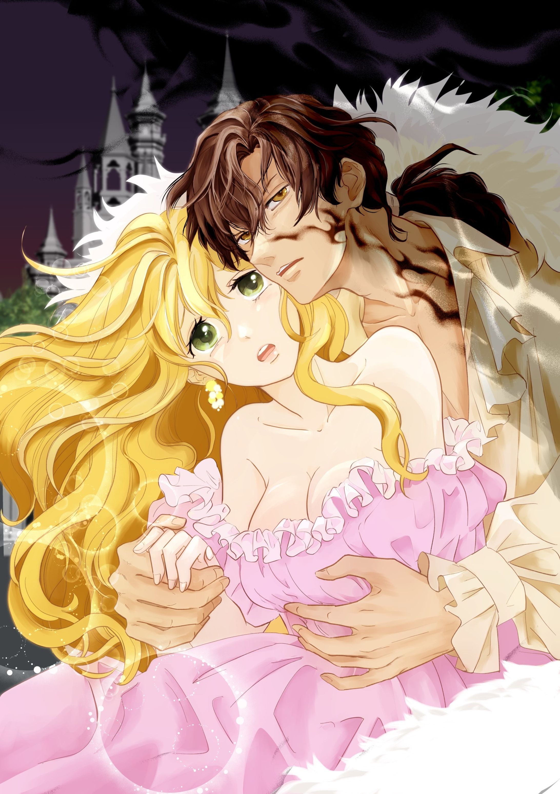 いけにえ巫女は呪われ王に愛される-1