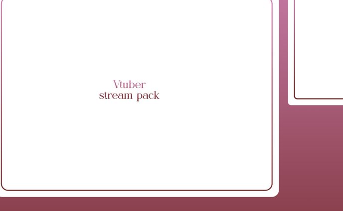 vtuber、stream design