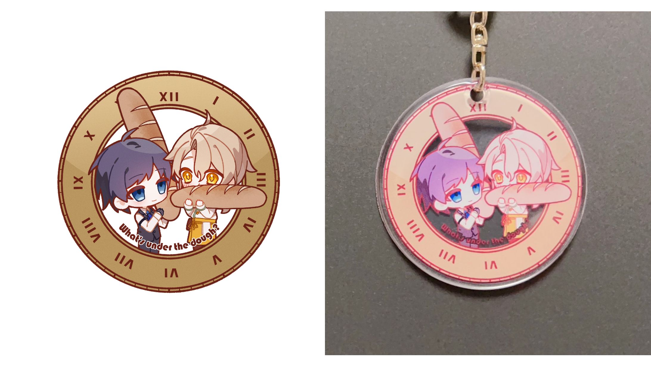 グッズ用イラスト｜やわらかキーホルダー-1