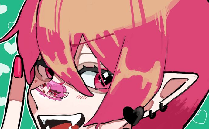 創作悪魔キャラクター_アイコンイラスト