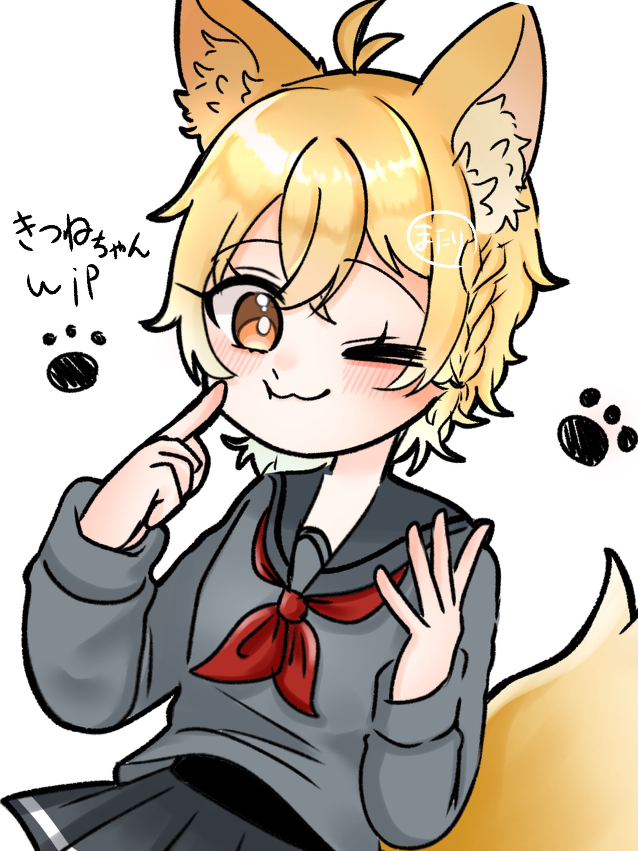 OC セーラー狐ちゃん-1