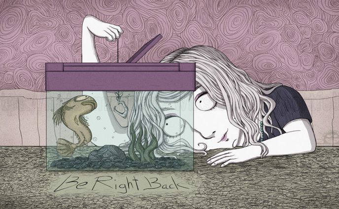 Tim Burton-esque style artworks