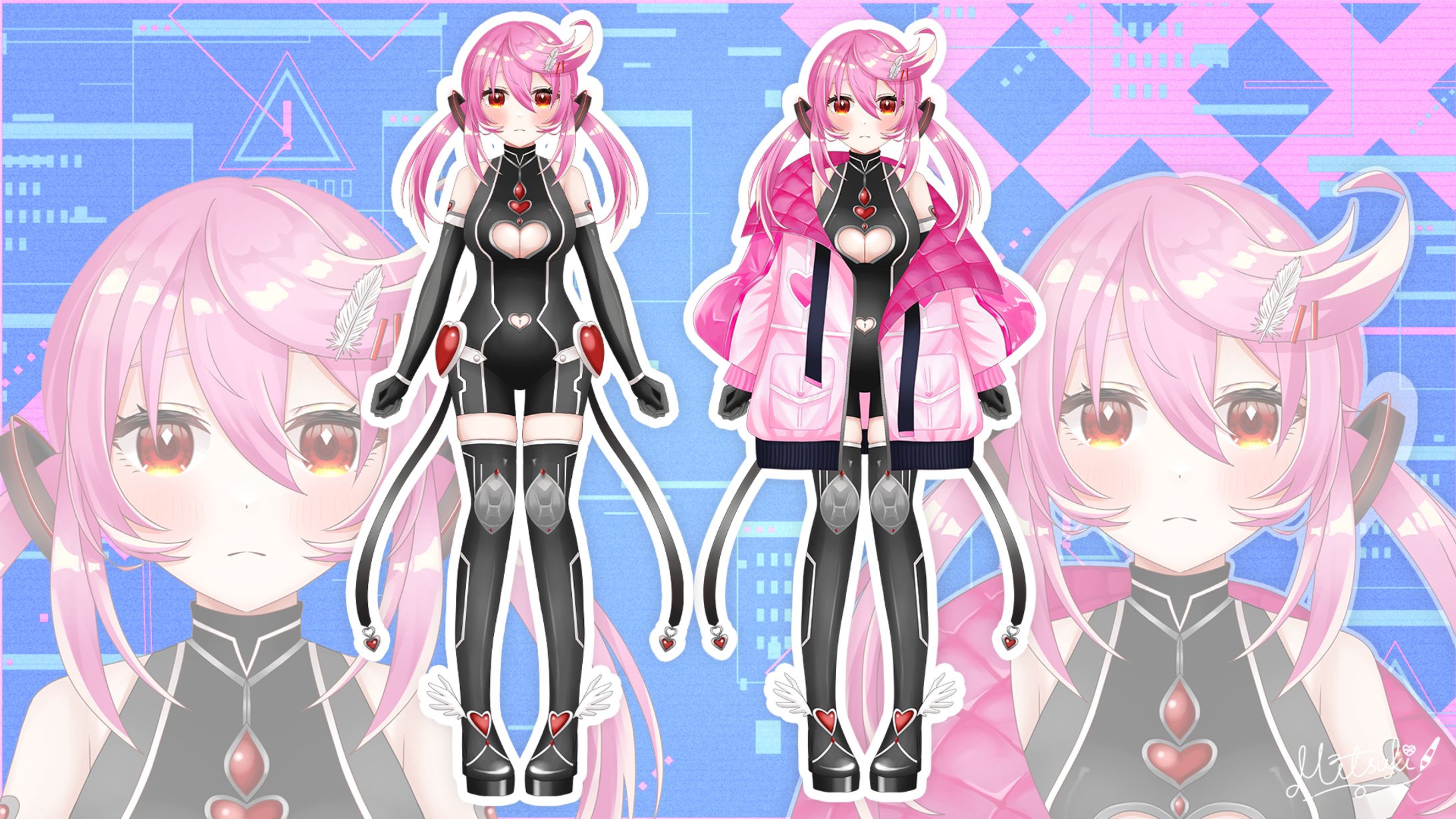 【Vtuberデザイン】マキナ＝メメント様-1