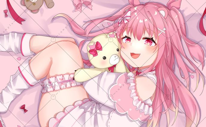 姫熊りぼんさんお誕生日イラスト