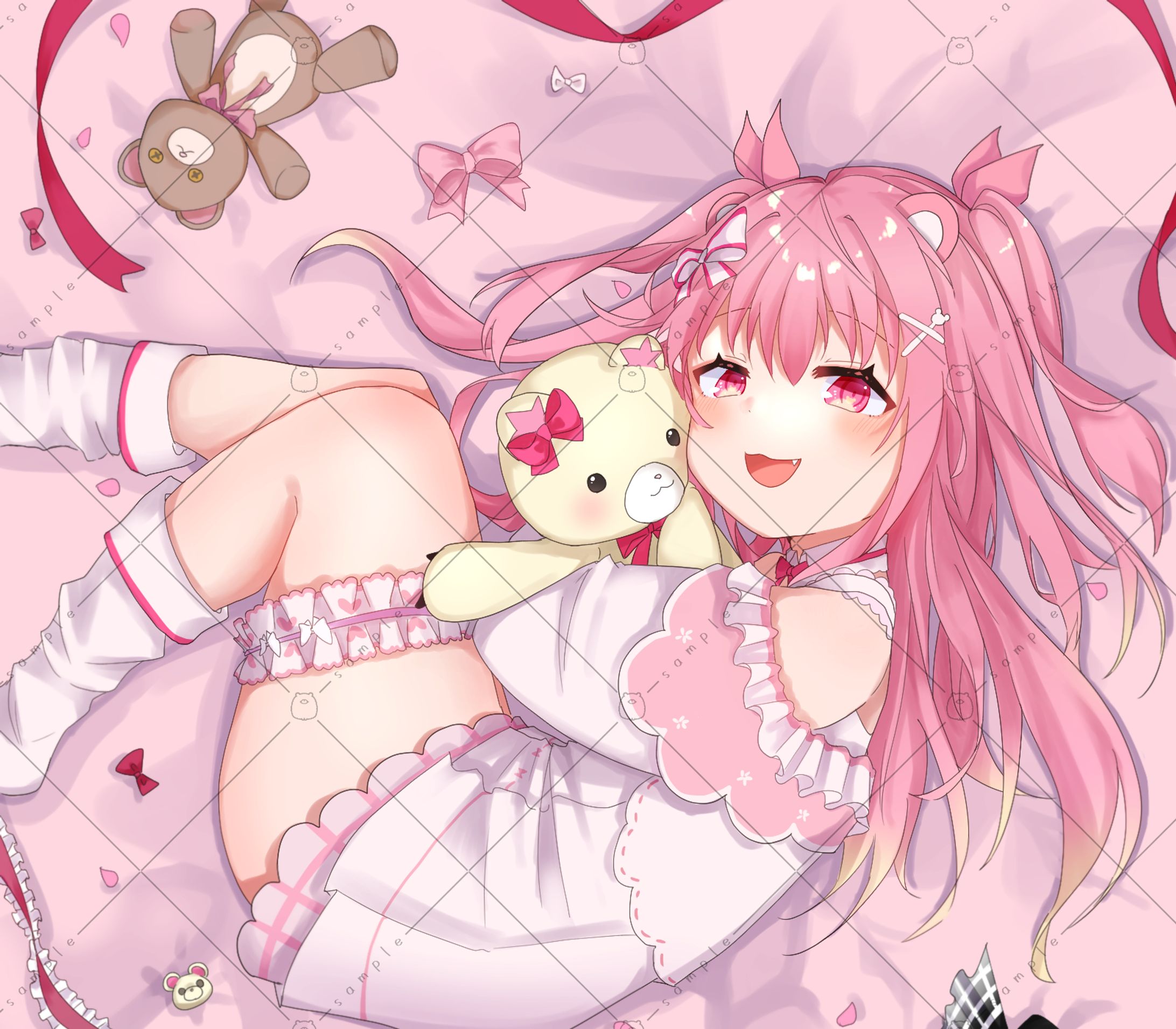姫熊りぼんさんお誕生日イラスト-1