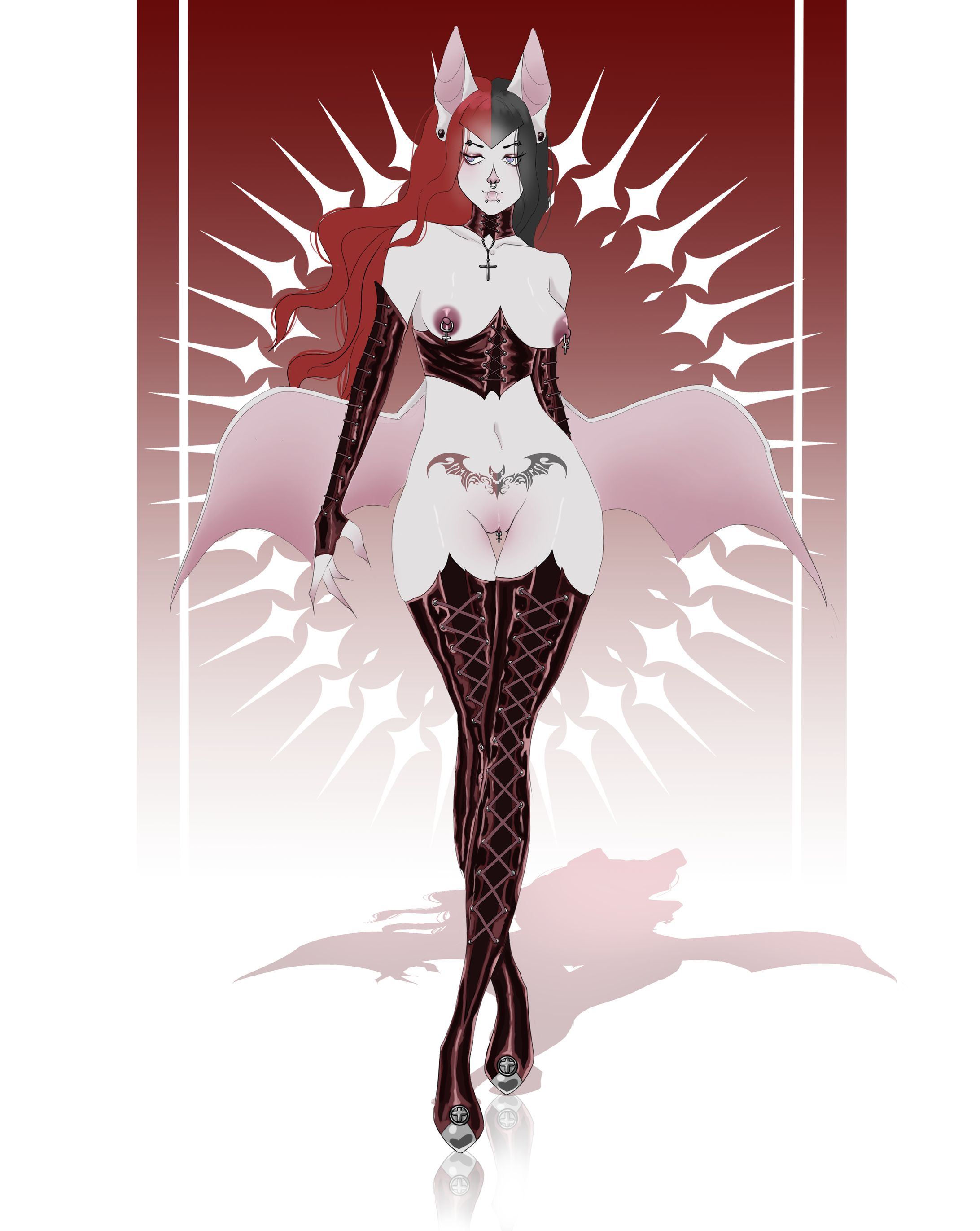 Flat colored lineart - Character design-1