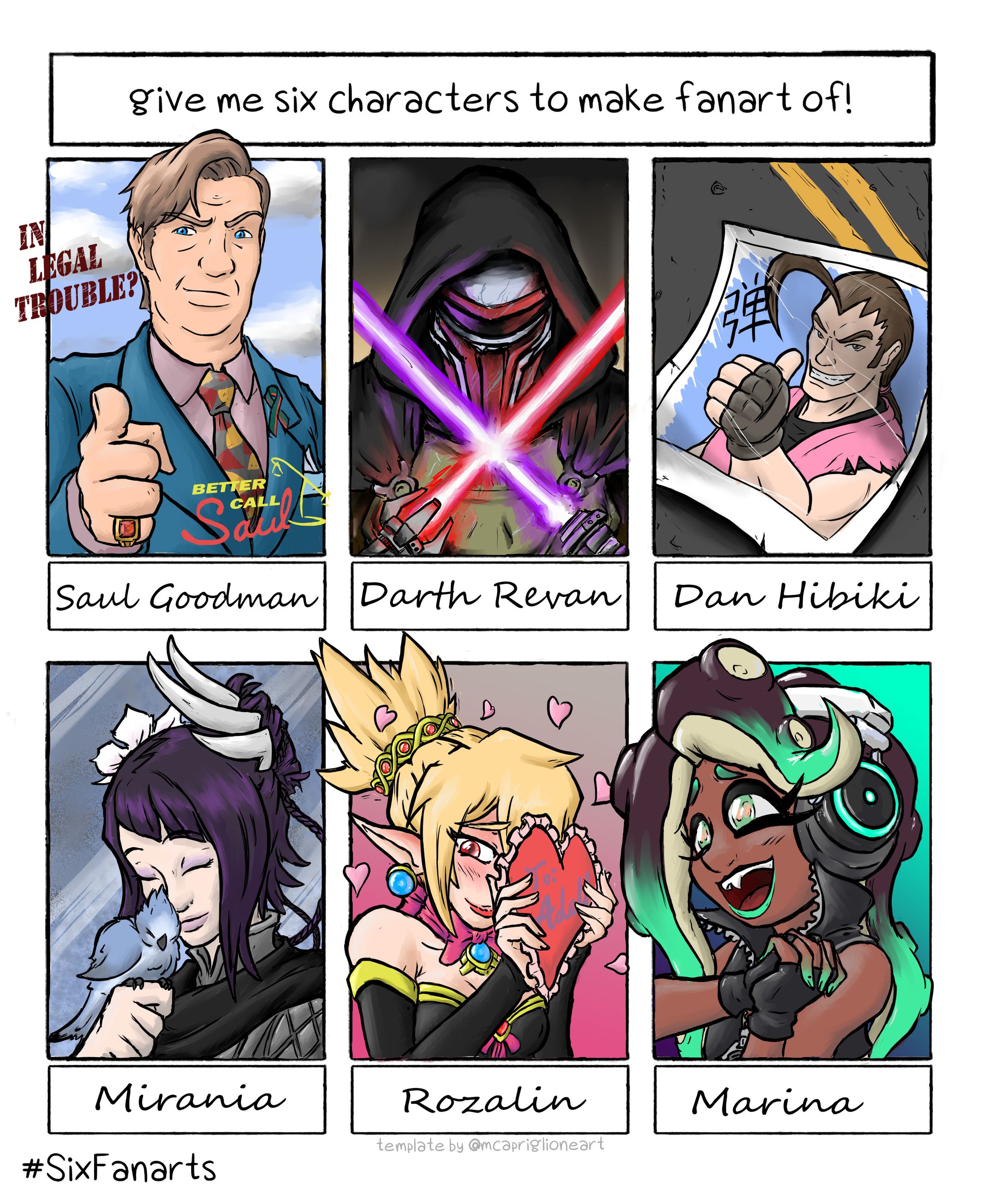 six fanarts-1